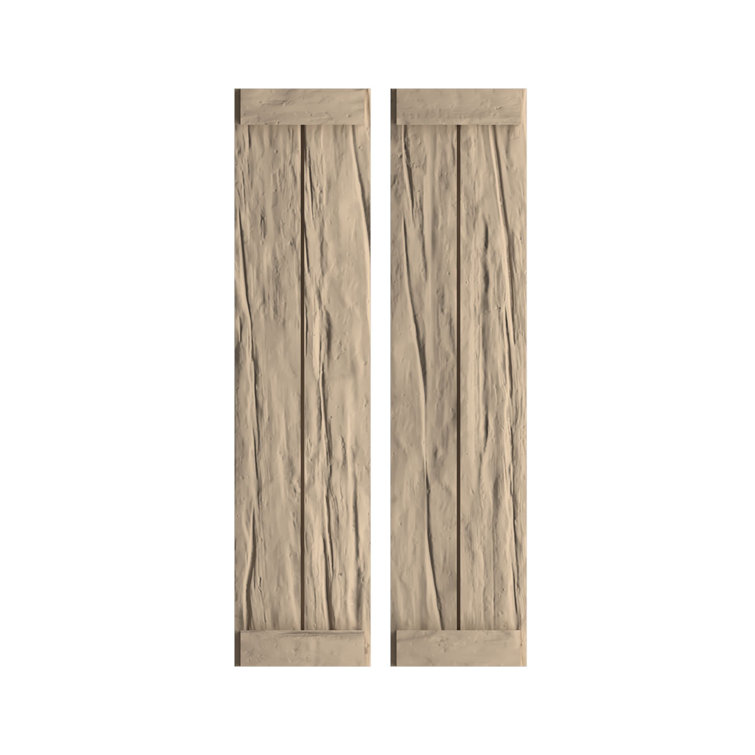 Ekena Millwork Rustic NBatten Riverwood Faux Wood Board and Batten